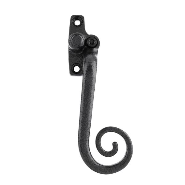 Timber Series Monkey Tail Espag Window Handle (Hex Locking) - (Right Hand) - Antique Black