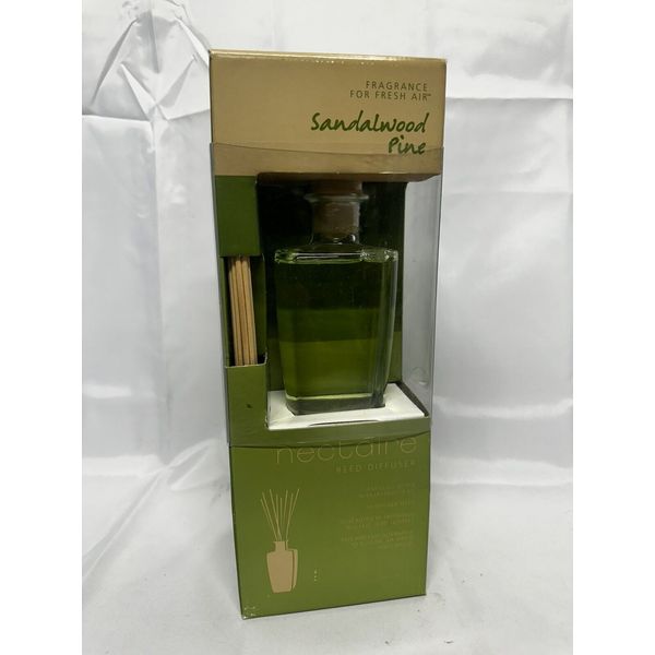 Sandalwood Pine  Nectaire Reed Diffuser Essential Oil 6.6 Oz Bottle & Sticks