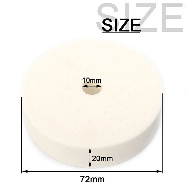 75mm 3 in Ceramic Grinding Wheel Abrasive Buffing Pad Metal