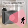 Outdoor AC Motion Sensor, Black Waterproof Sensor Detector, 110-240V Sensor Module for Night for Courtyard Use with Lights