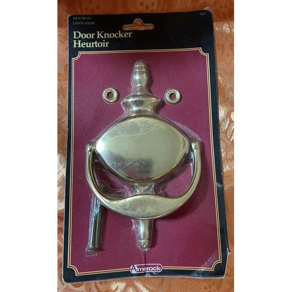 Vintage (new) Amerock Brass Door Knocker Heurtoir 5410