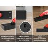 Goldblatt Tapping Block Heavy Duty Hammer-Free Floor Installation Tool 9" Handle