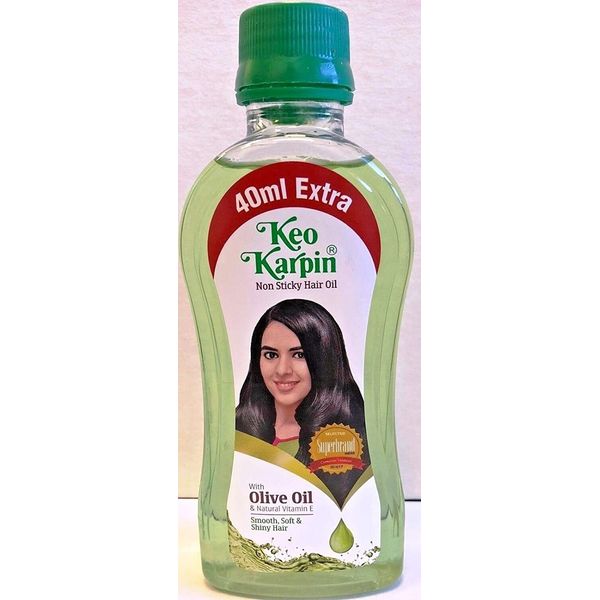 Keo Karpin Hair Oil 240 ml with Olive & Vitamin E & Wheat germ Oil