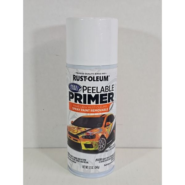 Rust-Oleum Peelable Removable Primer 12 OZ Spray Can Peel Coat NEW