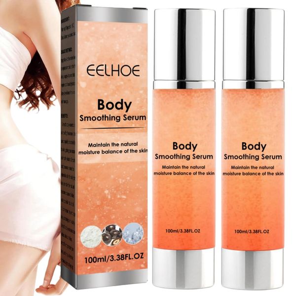 B-Glossy Smoothing Body Serum,2PCS Body Smoothing Oil Serums,Retinol Body Lotion,Repair Serum,Skin Lotion Versed Moisturizing Body Smoothing Essence Cream,All Skin Types Visibly Plump Skin Oil,Anti