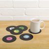 Spinning Hat SH01328 Vinyl Record Coasters Set of 6