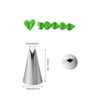 352 Piping Nozzle for Leaves,Ruffles,Zigzags,Ruffles,3 Pcs 352 Leaf Piping Tip
