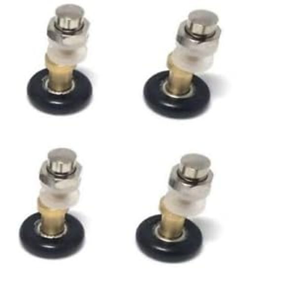 Generic Pack of 4 x Shower Screen Door Rollers/Runners/Wheels/Pulleys 23mm Diameter