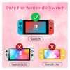 Switch Protective Case, Comfortable and Sleek Switch Cover Case with Soft TPU Joycon Covers - Cow Print