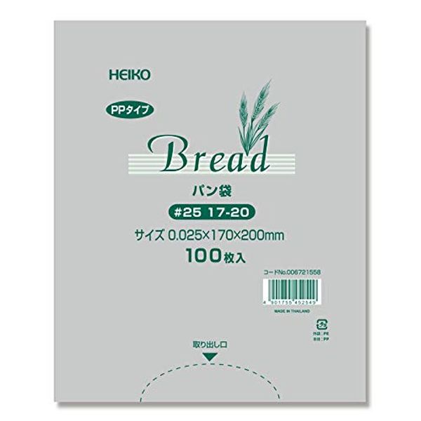 PP Bread Bags 100 Sheets / 63-1348-94