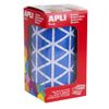 Apli 4868 - Roll gomets triangulars 20.0 blue