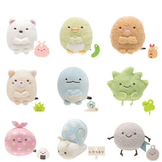 San-X Sumikko Gurashi Tenori Plush Toy, 24 Types, All Set, Sumikko Gurashi