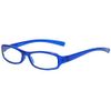 Calabria 8034 52mm Spring Hinge Designer Reading Glasses Blue +3.50