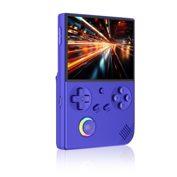 RG40XXV Handheld Game Console 4.0-in 640*480 IPS OCA Screen 3200mAh 64Bit System RG 40XXV Blue