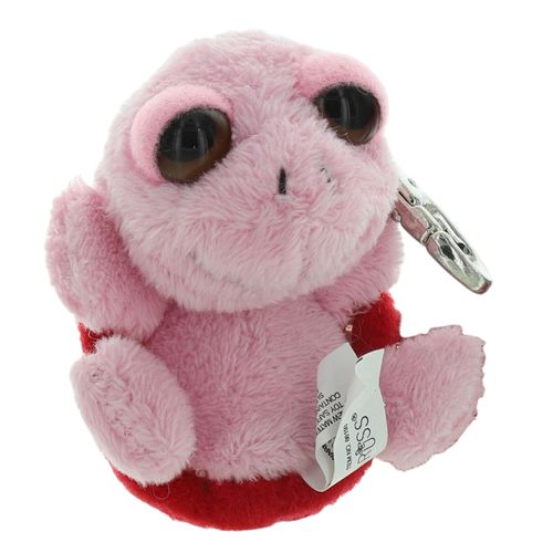 Russ Berrie Li'l Peepers Plush Pink Turtle Keychain/Backpack Clip (3 Inches)