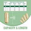 ATNreuro Size 00 Empty Gelatin Capsules with 2 Micro Spoons