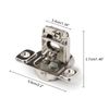 20 Packs 1/2" Overlay Face Frame Kitchen Door Cabinet Hinge Self Closing Compact
