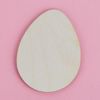 Unfinished Wood Egg Cutout | 24 Pieces