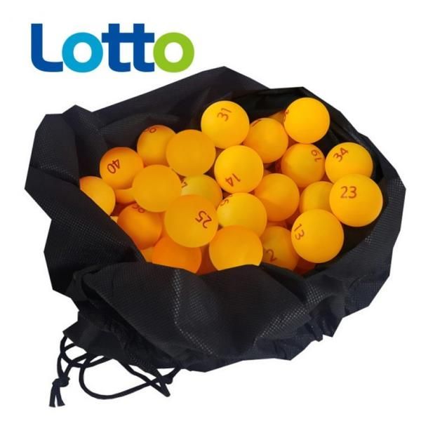 Lucky Lotto Number Extractor Lottery Balls 45 Ping Pong Balls Lotto Balls