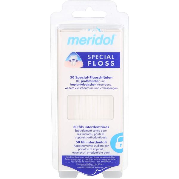 Meridol Special – Floss – Fleece Threads (Pack of 50)