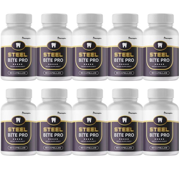 Steel Bite Pro - Dietary Supplement- 10 Bottles