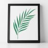 CraftStar Palm Leaf Stencil - Reusable A4 Mylar Palm Frond Template