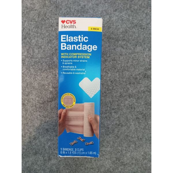 PRICE DROP Health Elastic Bandage 6 in Compression Indicator System + Clips