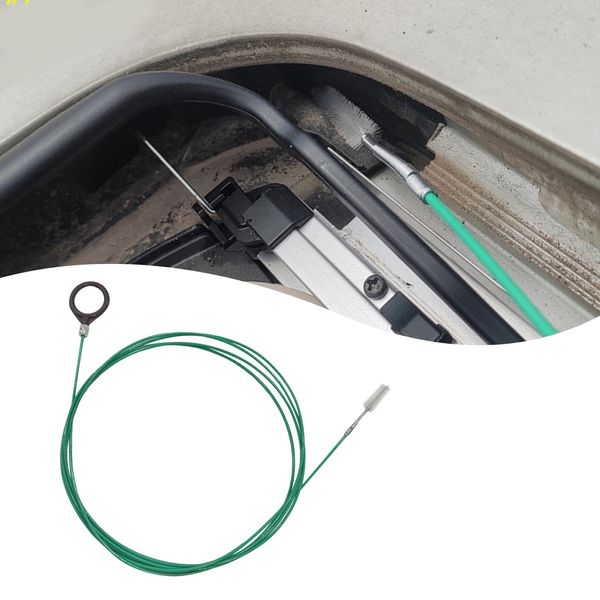 Car Pipe Cleaning Brush, Long Pipe Cleaners for Car, 118inch Windshield Wiper Drain Hole, Car Drain Cleaning Brush, Car Accessories Flexible Feeding Tube Brush, Auto Sunroof Drain Cleaning Tool