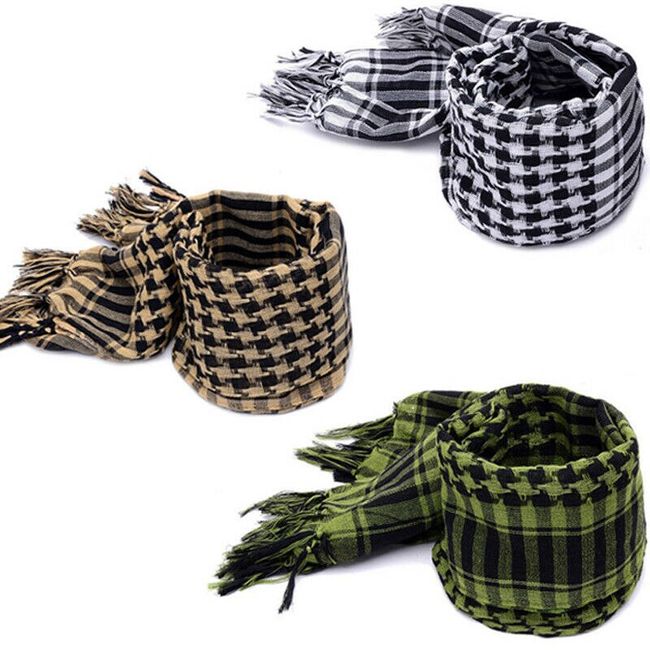 Arabic Shemagh Arab Tactical Desert Army Shemagh KeffIyeh Scarf men scarf