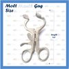 DDP Molt Mouth Gag Anesthesia Instruments 5.5" Silver