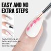 TOMICCA Clear Blooming Gel Nail Polish,Soak Off UV LED Blossom Gel Nail Polish for Spreading Effect,Nail Painting, Marble,Natural Stone,Watercolor Blooming Gel Polish Nail Art Design Manicure
