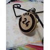 FromKAI 24 Hour Round Wooden Key Chain