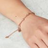 Philip Jones Rose Gold Plated Ball Bracelet