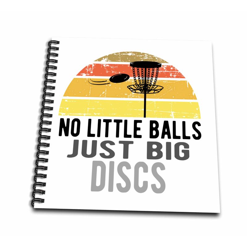 Drawing Book 8 x 8 inch - No Little Balls Just Big Discs in Gradient ...