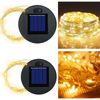 ASDFG Solar Panel Lantern Lid - Waterproof Led Garden Lights, 2 Pack (Warm/Warm)