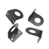 Lyhiku Replacement 3/4" Marker Light Bracket Fits RV Trailer Light Bracket Round Light Powder Coated(4pcs)