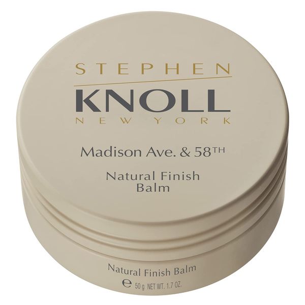 STEPHEN KNOLL Madison 58 Natural Finish Balm, 1.8 oz (50 g), Hair Wax, Glossy, Bundle, Salon