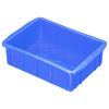 PATIKIL 10"x7"x3" Plastic Lab Tray, Rectangle Utility Stackable Box Crafts Organizer Blue for Tools Storage