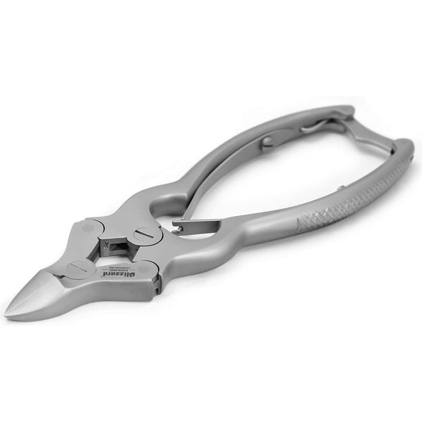 Toenail Clippers by Blizzard - Podiatry Tool German Forged - Cantilever Nail Nippers to Cut Thick Toe Nails - Hospital Grade (Double Spring 15cm)