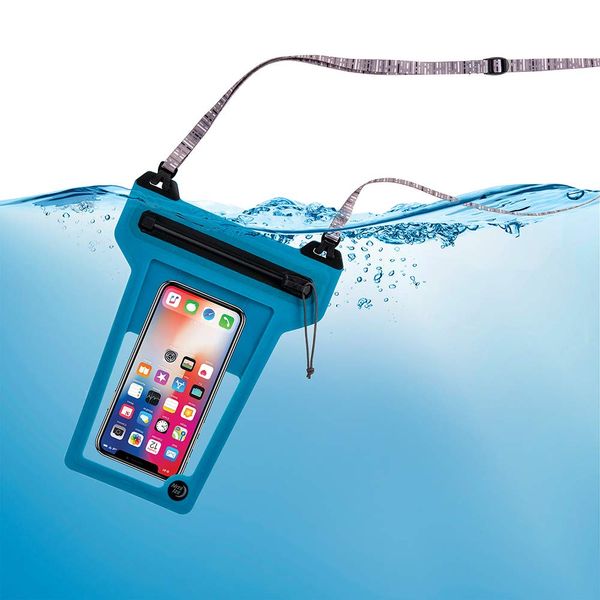 NITEIZE ROPPL-03-R3 Run Off Waterproof Mobile Pouch, Blue