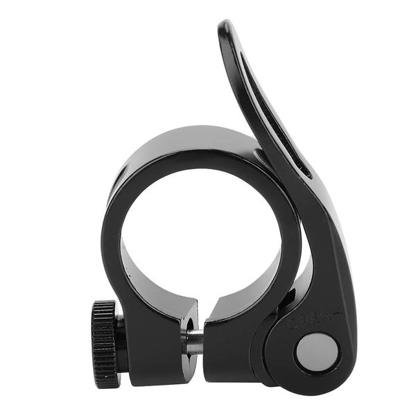 Bicycle Seat Clamp for 25.4mm Seatpost Aluminum Alloy (Black)