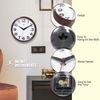 Infinity Instruments LTD. Metro Wall Clock, Brown, 9"
