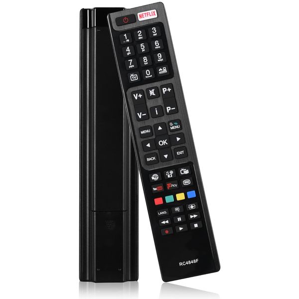RC-4848F TV Remote Control For Bush LED40127FHDCNTD