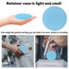 2 Pcs Retainer Case, Retainer Box With 2 Pcs Aligner Removal Tool,Denture Retainer Case,Mouth Guard Case,Blue