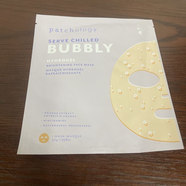 Patchology Serve Chilled Bubbly Hydrogel Brightening Face Mask