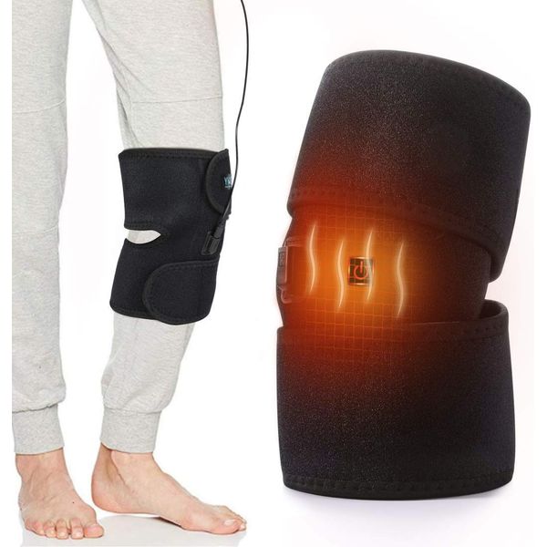 Haofy Knee Brace with Arthritis USB Cable Knee Pad