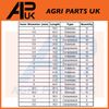 APUK 200 Pcs Extension Tension Compression extended Metal Spring Kit Assorted Box