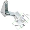 SPARES2GO Door Hinge for Servis Integrated Fridge Freezer (Lower Right/Upper Left)