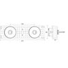 Bristan WMNT11 C Wall Mount 11 - Chrome Plated