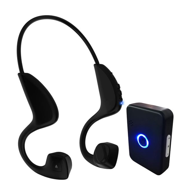 Bone Conduction Sound Collector, Bluetooth Bone Conduction Earphones, For Conversation, Television, Wireless Sports Headphones, Individual Volume Adjustment, Left and Right Side, Lightweight, Present,
